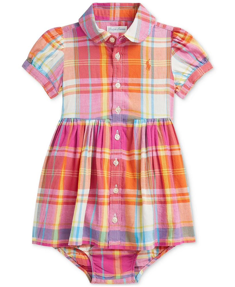 Polo Ralph Lauren Baby Cotton Madras Shirtdress