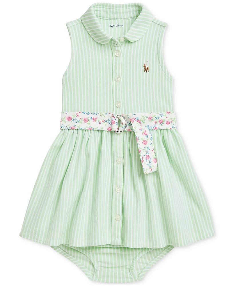 Polo Ralph Lauren Baby Belted Oxford Shirtdress