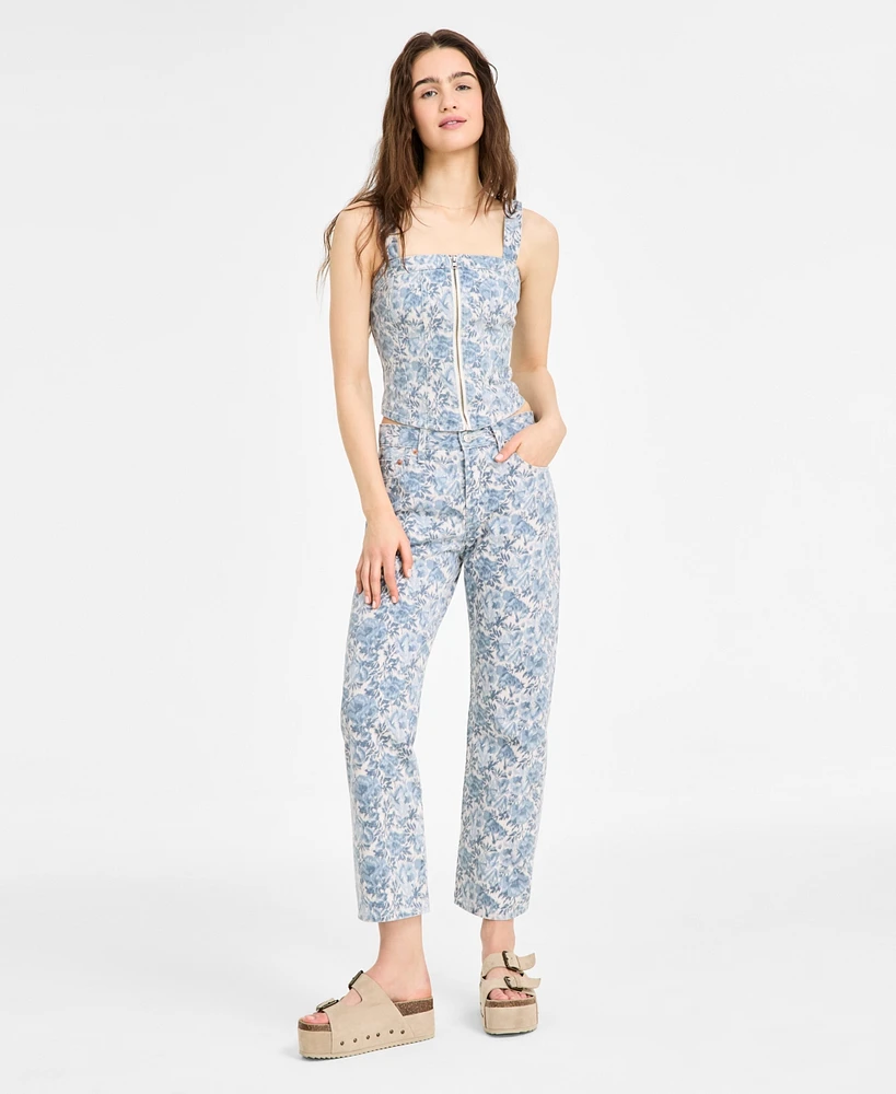 Levi's Premium Women's 501 '90s Printed Ankle Jeans