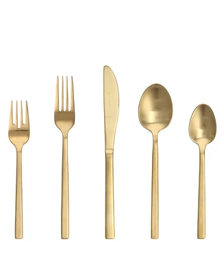 Fortessa Arezzo Brushed Gold 5pc Place Setting