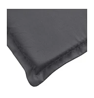 Sun Lounger Cushion Anthracite 78.7"x23.6"x1.2" Oxford Fabric