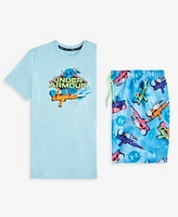 Under Armour Big Boys Ua Short Sleeve Super Soaker Graphic Surf Shirt Ua Classic Soaker Volley Swim Shorts