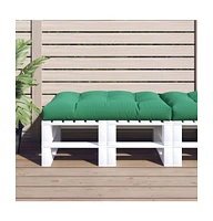 vidaXL Pallet Cushion Green 47.2"x31.5"x4.7" Fabric
