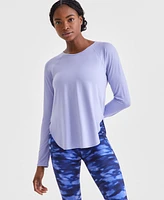 Id Ideology Women's Performance Long-Sleeve Top, Created for Macy's