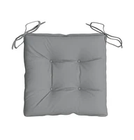 Chair Cushions pcs Gray 15.7"x15.7"x2.8" Oxford Fabric