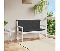 Garden Bench Cushion 47.2"x(19.7"+19.7")x2.8" Oxford Fabric