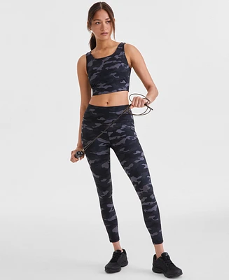 Id Ideology Women's Urban Camo Printed Compression Leggings, Exclusively at Macy's