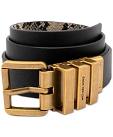 Michael Kors Women's 28mm Reversible Snake Belt