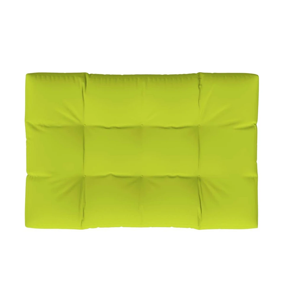 vidaXL Pallet Cushion Bright Green 47.2"x31.5"x4.7" Fabric