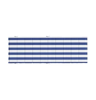 Sun Lounger Cushion Blue&White Stripe Oxford Fabric