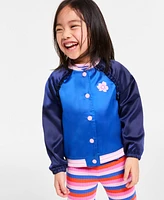 Epic Threads Girls Satin Bomber Jacket, Toddler, Exclusively at Macy's