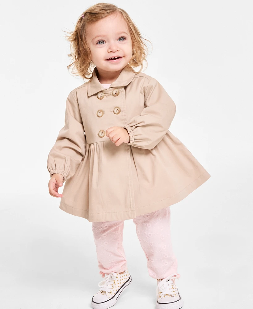 First Impressions Baby Girls Trench Coat, Exclusively at Macy's