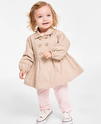 First Impressions Baby Girls Trench Coat, Exclusively at Macy's