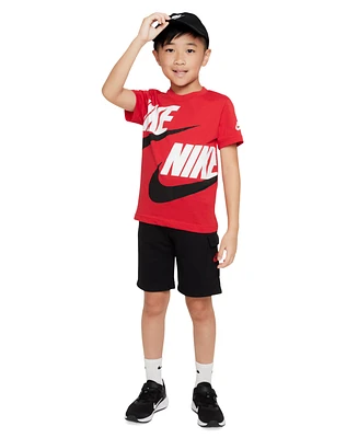 Nike Little Boys T-shirt and Cargo Shorts Set