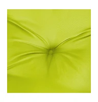 Chair Cushions 4 pcs Bright Green 19.7"x19.7"x2.8" Oxford Fabric