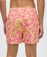 Mode of One Men's Tiger Skin Regular-Fit Printed Swim Trunks, Exclusively at Macy's