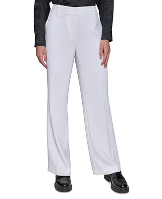 Karl Lagerfeld Paris Women's Bootcut High-Rise Pants