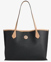 Giani Bernini Saffiano Pinched Extra-Large Tote, Exclusively at Macy's