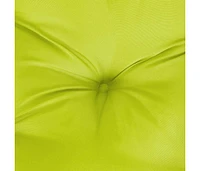 Garden Bench Cushion Bright Green 47.2"x(19.7"+19.7")x2.8" Oxford Fabric