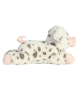 Aurora Medium Speckles Spotted Pig Flopsie Adorable Plush Toy White 12