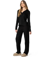 Edikted Womens Justina Button Up Top