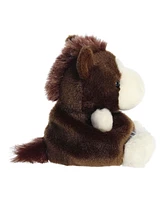 Aurora Mini Darius Clydesdale Palm Pals Adorable Plush Toy Brown 5"