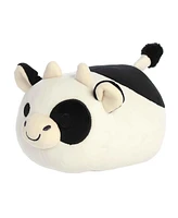 Aurora Small Bessie Black And White Mooples Squishy Plush Toy 7"