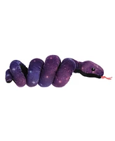 Aurora Small Wrist Wranglers Twilight Galaxy Snake Snake Playful Plush Toy Purple 8"