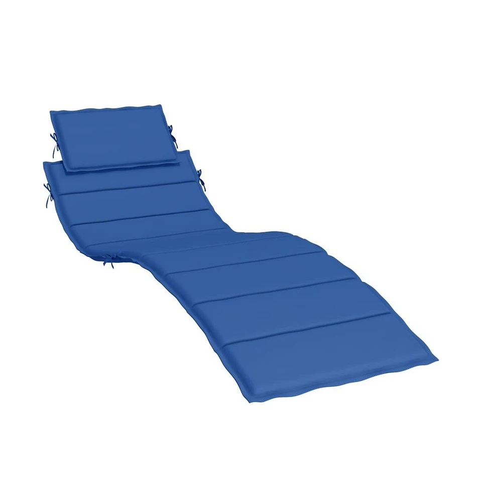 Sun Lounger Cushion Royal Blue 73.2"x22.8"x1.6" Oxford Fabric