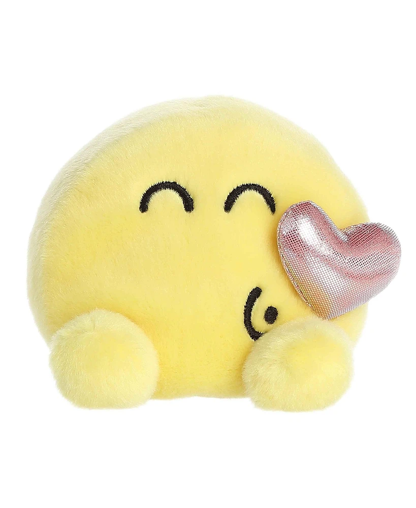 Aurora Mini Kisses Palm Pals Smileyworld Vibrant Plush Toy Yellow 5"