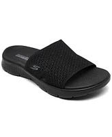 Skechers Women's Go Walk Flex - Timeless Wide Width Slide Sandals from Finish Line