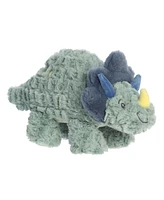 ebba Medium Traci Triceratops Softiesaurus Adorable Baby Plush Toy Green 12"