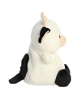 Aurora Small Party Sized Sweetie Cow Palm Pals Adorable Plush Toy White 8"