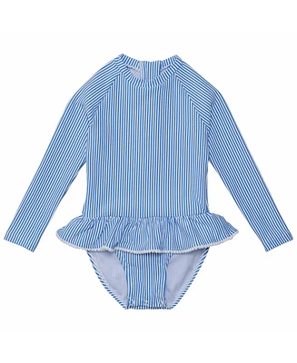 Snapper Rock Little Girls Parisian Summer Ls Skirt Surf Suit