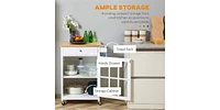 Kitchen Sideboard – Storage Buffet for Dining Room or Kitchen with Cabinets and Shelves