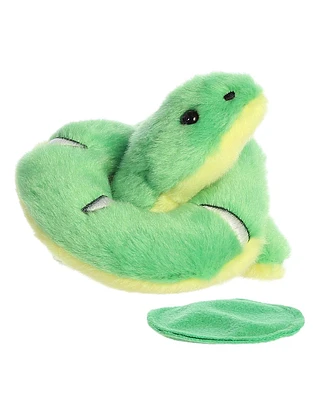 Aurora Mini Emerald Boa Snake Shoulderkins Adorable Plush Toy 4"