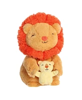 ebba Medium Rex Lion & Regi Cub Snuggawugs Heartwarming Baby Plush Toy Orange 11"