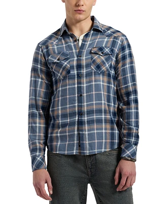 Men's Sierra Relaxed-Fit Plaid Button-Down Shirt