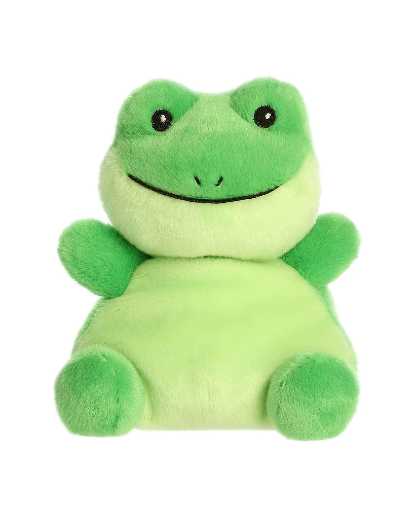 Aurora Small Party Sized Ribbits Frog Palm Pals Adorable Plush Toy Green 8