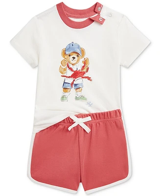 Polo Ralph Lauren Baby Bear Jersey Tee & Short Set