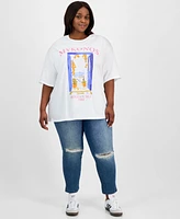 Grayson Threads, The Label Trendy Plus Mykonos Graphic T-Shirt