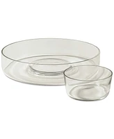 Arch Studio Glass Chip & Dip Set, Exclusively at Macy's