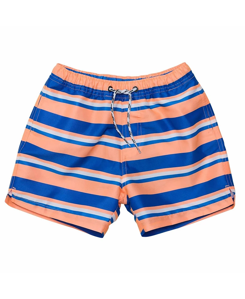 Snapper Rock Boys Tropicana Stripe Sustainable Swim Short