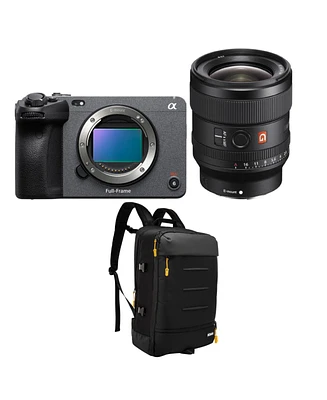 Sony Alpha FX3 Cinema Line Full-frame Camera (Body Only) with Alpha Fe 24mm f/1.4 Gm Lens bundle