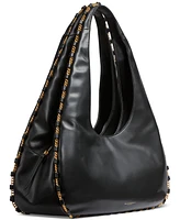 Donna Karan New York Batiste Triple Compartment Leather Shoulder Bag