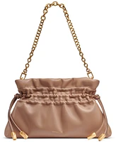 Donna Karan New York Southold Leather Clutch with Chain Strap