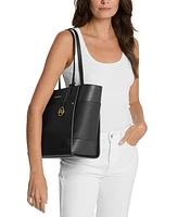 Michael Kors Harrison Extra Large Leather Top Zip Tote