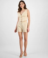 Guess Women's Camille Sleeveless Buttoned Vest