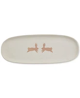 Haven Easter Bunny 14.5" Narrow Serving Tray