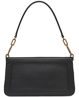 Karl Lagerfeld Paris Ivette Small Leather Shoulder Crossbody